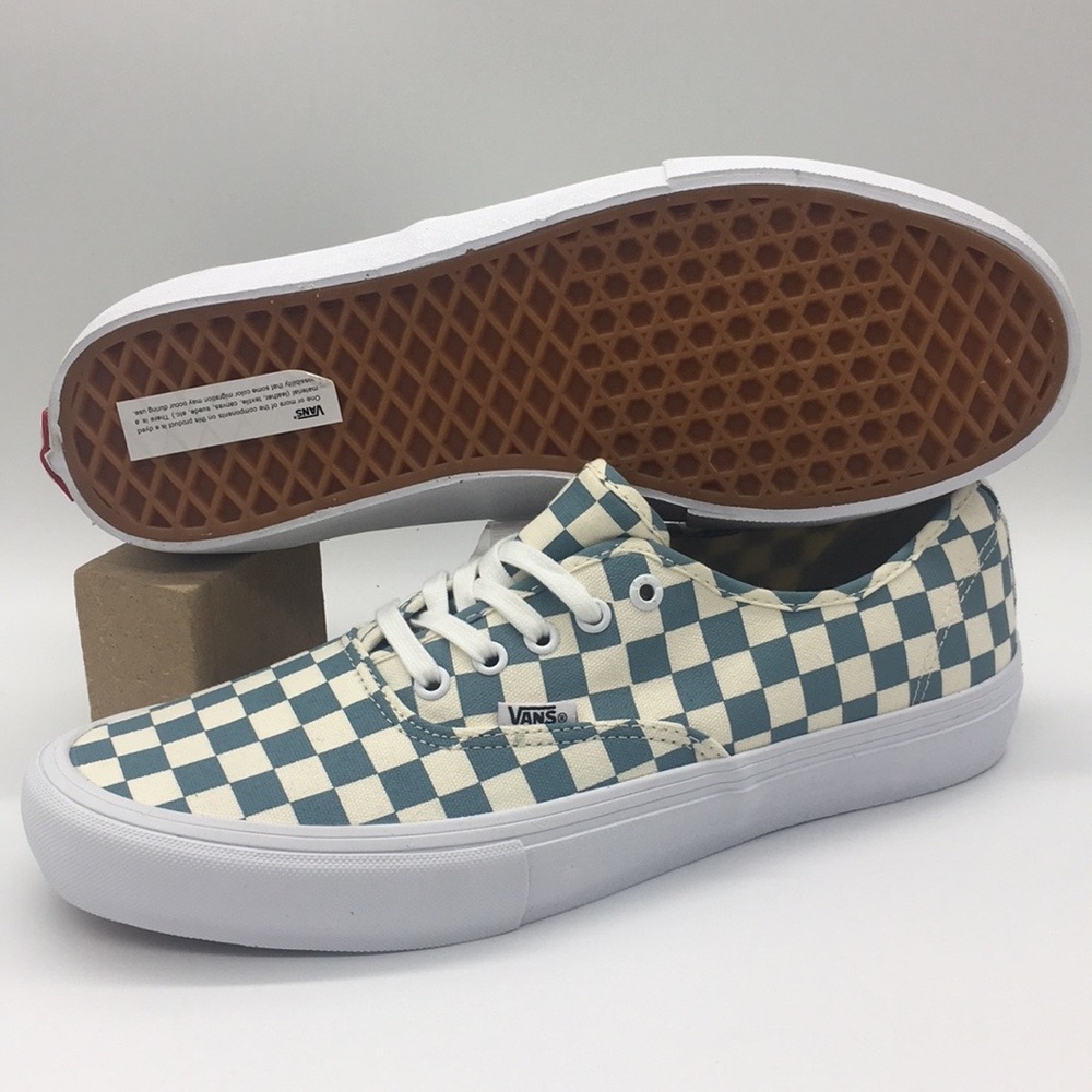 Vans Authentic Pro Checkerboard Desert Sag - Picture 3 of 8